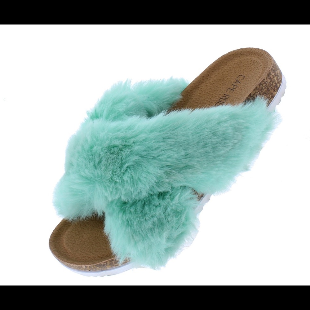 Mint fluff slides